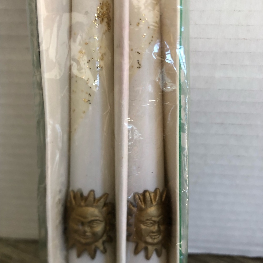 Vtg Celestial Candle Sticks